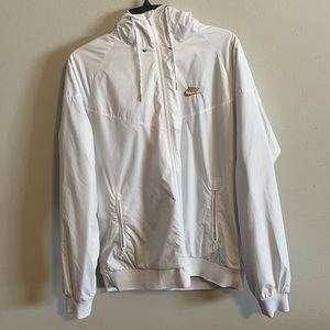 Nike Gold n White Fleece Men’s M Full-Zip Hoodie